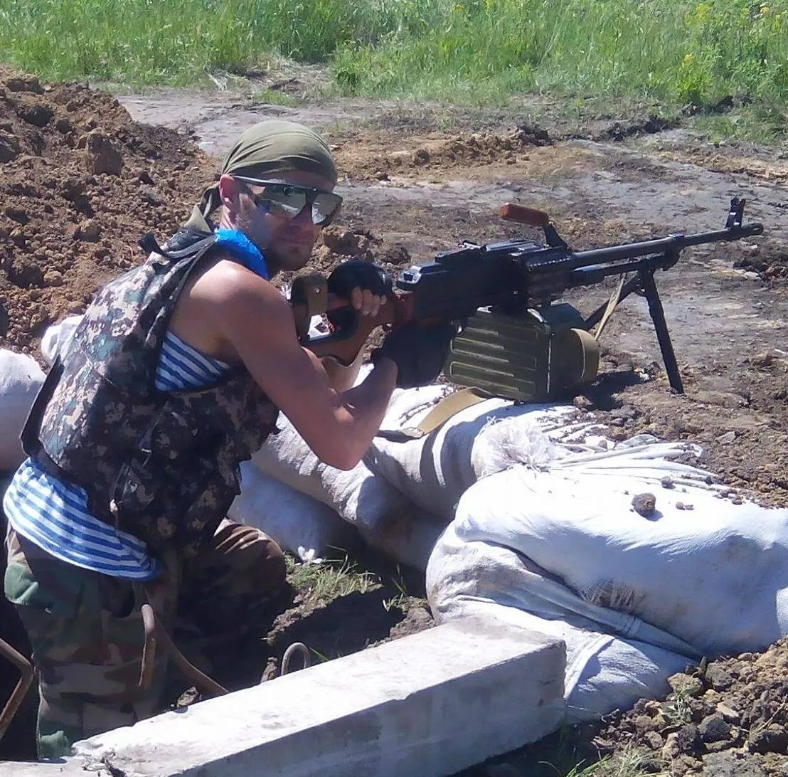 Роман Дідера у зоні бойових дій