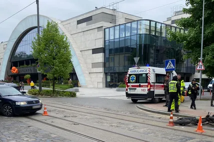 ДТП на вулиці Мельника. Фото: Поліція Львівської області