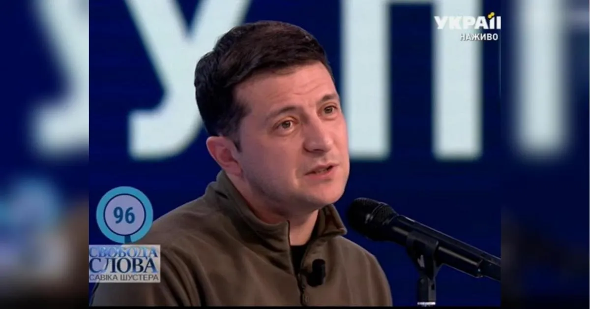 Куди вивітрився награний "оптимізм" гаранта? Скрін з телешоу Савіка Шустера