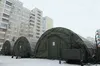 Гуманітарна допомога на Троєщині: наметові містечка як порятунок від холоду