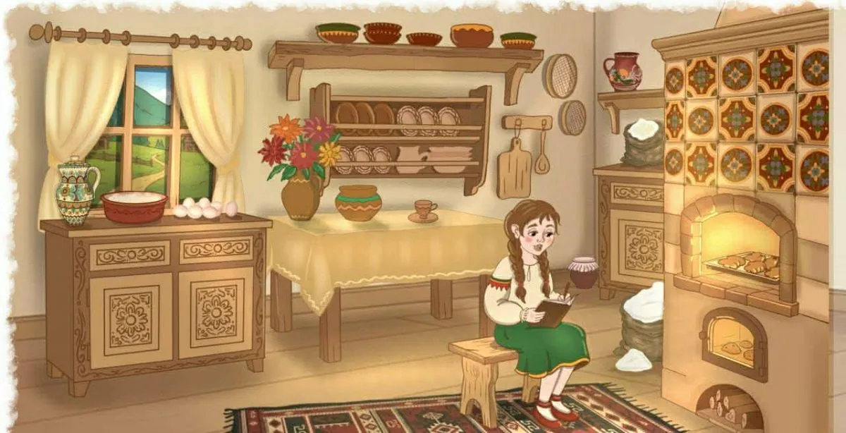 Казка "Маленька Дарка та її чарівна кухня"- про Дарію Цвек