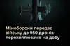 Міноборони нарощує темпи: військові отримують майже тисячу дронів-перехоплювачів щодня