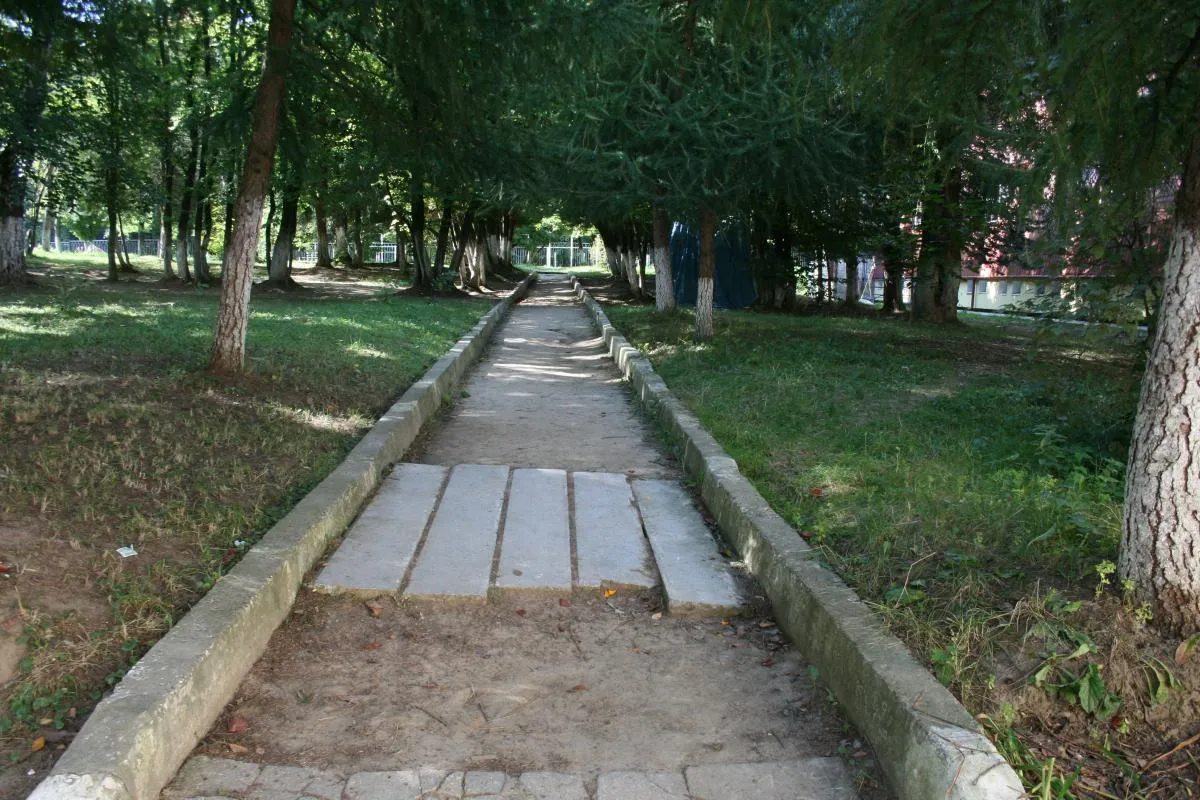 Такою була доріжка до спортмайданчика ще рік тому
