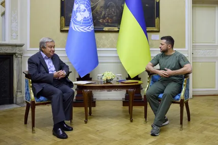 Президент України зустрівся з Генеральним секретарем ООН. Фото з архіву ОПУ