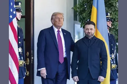 Міміка президентів показує, наскільки результативною була недавня зустріч Дональда Трампа і Володимира Зеленського... Фото ЕРА