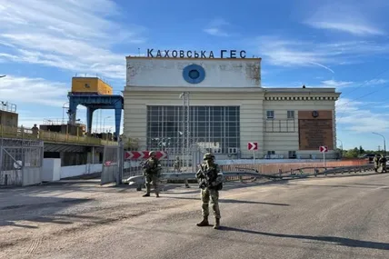 Каховська ГЕС. Фото із мережі