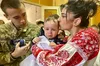 Курсанти Національної академії сухопутних військ стали хрещеними батьками для 16 сиріт з Луганщини