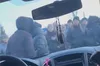 Шукали навідницю військкоматів: на Прикарпатті місцеві мешканці перекрили дорогу і побили жінку з дитиною