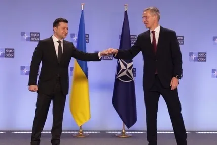 Володимир Зеленський та Єнс Столтенберг. Фото з мережі