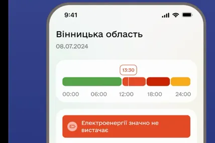 Фото: Застосунок «Укренерго»