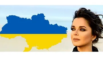 Наташа Корольова звернулась до українців на тлі мапи України без Криму