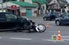 У Львівському районі внаслідок зіткнення з автомобілем травмований 29-річний мотоцикліст