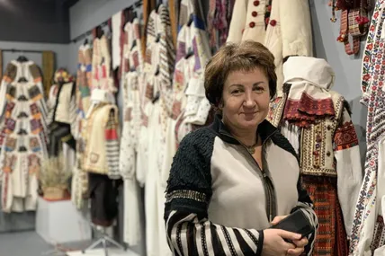 Роксоляна Шимчук наважилась відкрити Музей вишиванок під час війни. Фото автора