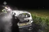 На Львівщині під час руху спалахнув автомобіль