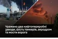 Удар по воєнно-економічному потенціалу агресора: Сили оборони уразили два російські НПЗ, аеродром та судна тіньового флоту