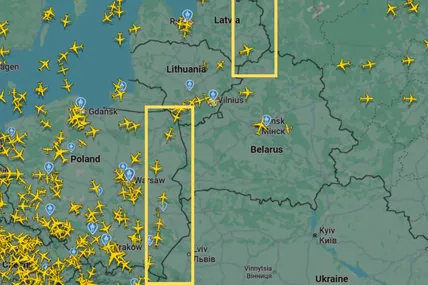 Латвія також закриває повітряний простір над кордоном з рф та білоруссю. Фото: 24 канал