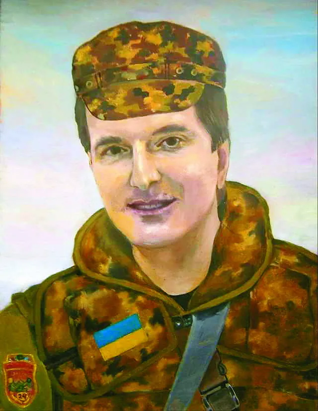 Портрет Руслана кисті співачки Наталки Самсонової.