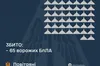 ППО збила 65 російських безпілотників, ще 35 були локаційно втрачені
