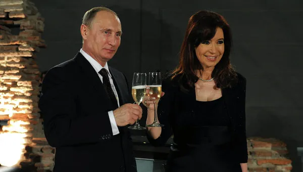 Владімір Путін і Крістіна Кіршнер