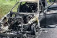 У Львівському районі згорів автомобіль BMW