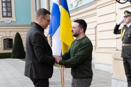 Президент Фінляндії Александр Стубб прибув до Києва. Фото: Дзеркало тижня