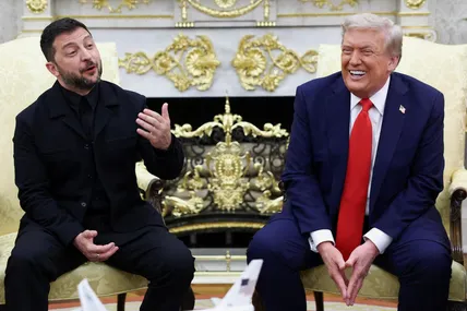 Володимир Зеленський та Дональд Трамп. Фото із сайту Reuters