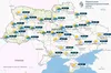 1 травня 2025 року в Україні потеплішає до 24°, але місцями пройдуть дощі та посилиться вітер