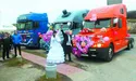 До РАЦСу – на вантажівках!