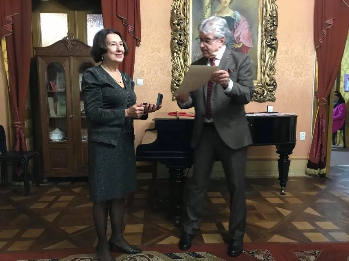 Медаль "Європейське мистецтво" отримала Надія Труш. Фото автора