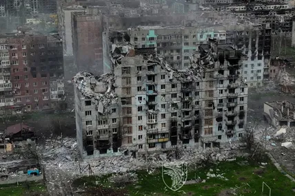 Зруйнований Бахмут. Фото: 93-я окремоа механізована бригада "Холодний Яр"