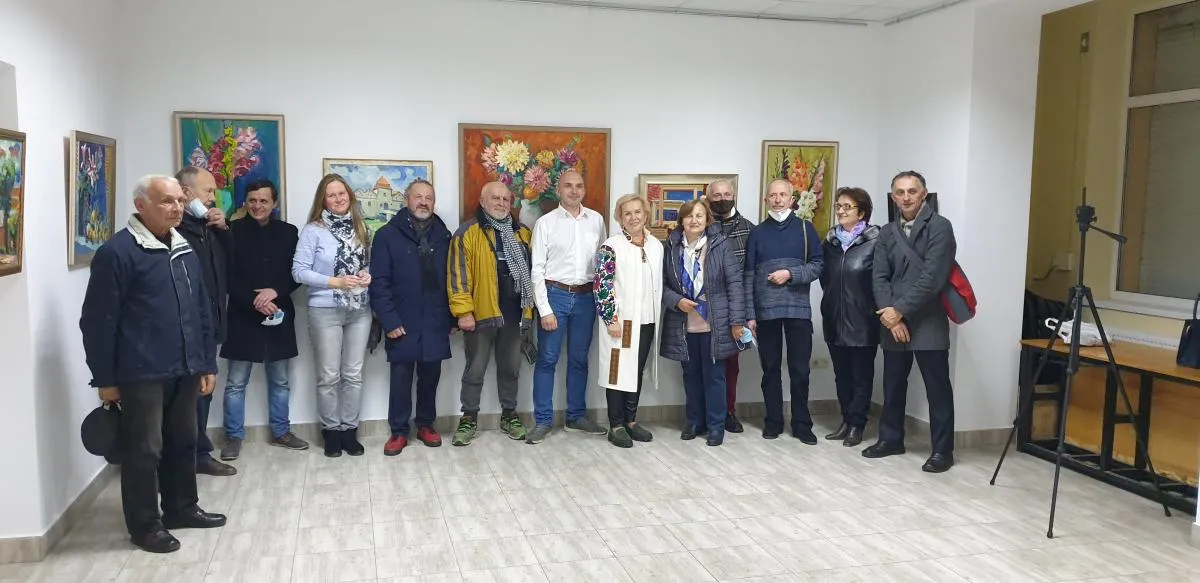 Під час відкриття виставки в Івано-Франківську