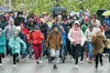 Бігли марафон через… квітучі сади