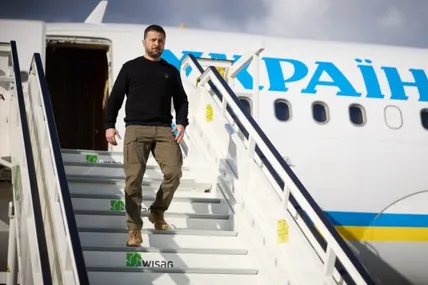 Зеленський прибув до Вільнюса для участі в Саміті країн Бухарестської дев’ятки. Фото: Укрінформ