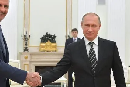 Башар Асад та володимир путін. Фото із відкритих джерел