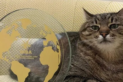 Пухнастий блогер Степан отримав відзнаку World Influencers and Bloggers Awards
