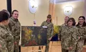 У військовому шпиталі «прописалася» картина Данила Ноздрі