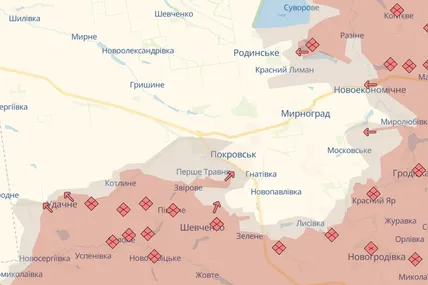 200 росіян зуміли проникнути у Покровськ, - Генштаб. Фото: DeepState