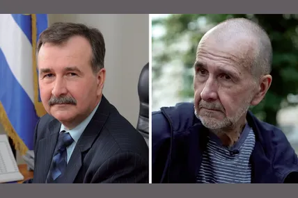 Так Володимир Миколаєнко виглядав у цивільному житті і після російської неволі... Фото із соцмереж