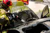 У Львові вогнеборці оперативно загасили автомобіль, який горів
