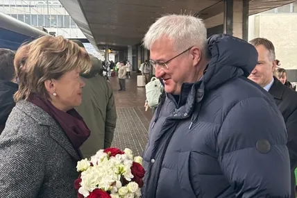 Міністерка закордонних справ Латвії прибула до Києва з офіційним візитом