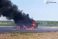 російський дрон знищив комбайн на Сумщині