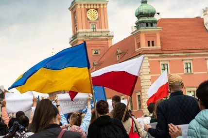 94,3% українських біженців позитивно оцінюють ту допомогу, яку вони одержали у Польщі. Фото ukrainianinpoland.pl