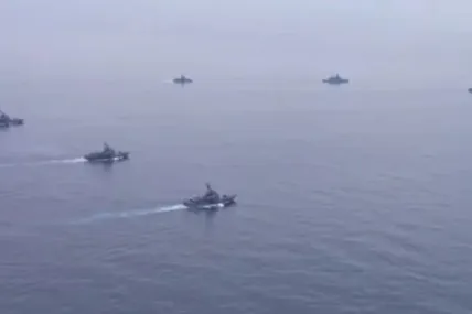 росія розпочала масштабні морські навчання у чотирьох акваторіях за участю понад 15 тисяч військових. Фото: Міноборони рф