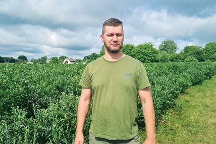 Захищає Батьківщину і вирощує лохину