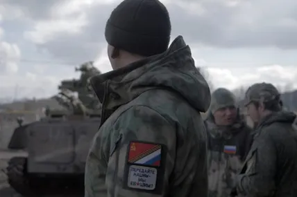 Кадр із фільму "росіяни на війні"