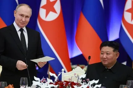володимир путін і Кім Чен Ин. Фото Reuters
