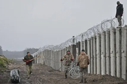 Стіна на українсько-білоруському кордоні. Фото ілюстративне