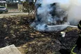 У Дублянах через спалювання сухостою постраждав літній чоловік: вогонь знищив майно