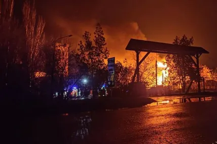 Фото пожежі із соцмереж Івана Федорова