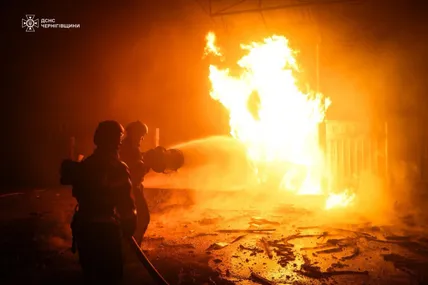 Ворог атакував вогнеборців на Чернігівщині